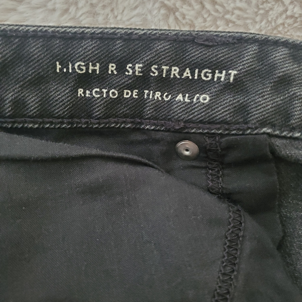 Universal Thread Black Distressed Jean Shorts 18/34 - Picture 4 of 5